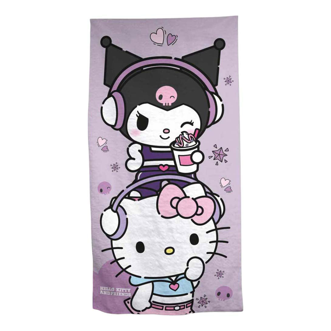 Ty Hello Kit Kuromi Strandtuch – 70 x 140 cm