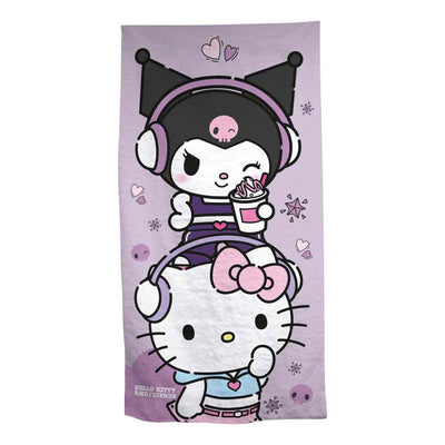 Ty Hello Kit Kuromi Strandtuch – 70 x 140 cm