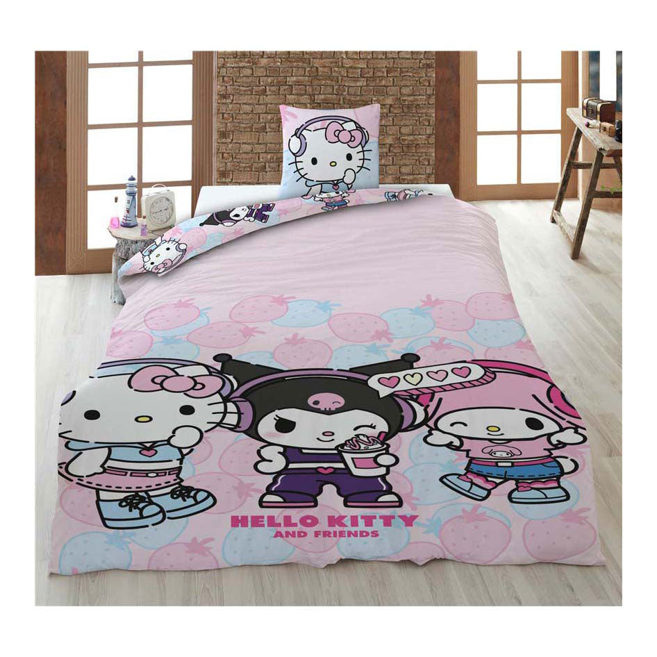 Ty Hello Kit Friends Bettbezug – 140 x 200 cm