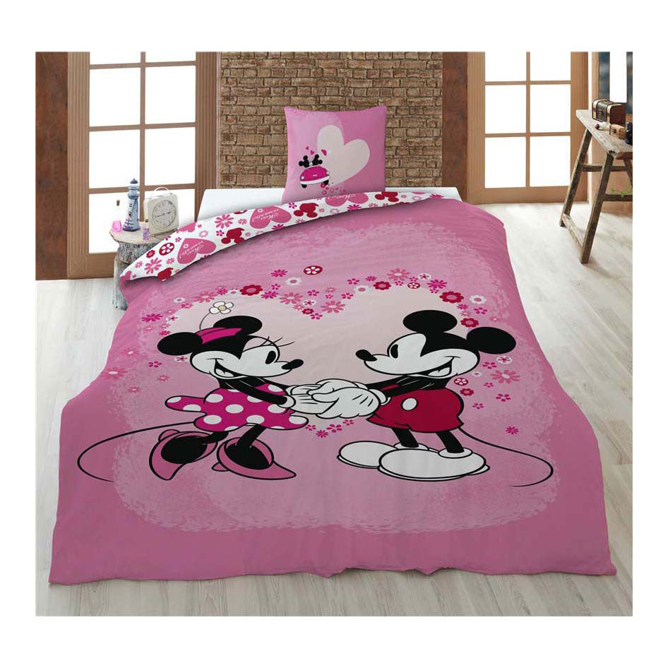 Mickey-Minnie-Bettbezug – 140 x 200 cm