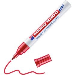 Permanentmarker edding 8300 rot 1,5 - 3 mm