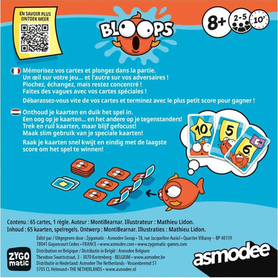 Asmodee Bloops Kartenspiel (NL-Version)