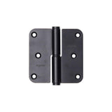 Yale 1067394 – 3 Scharniere, Edelstahl, mattschwarz, Ecke rechts, 80 x 80 mm | 4 Stück - afbeelding 1