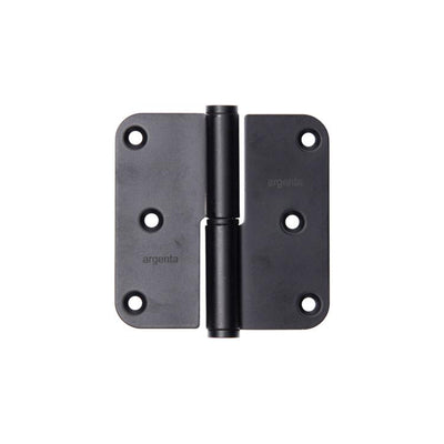 Yale 1067394 – 3 Scharniere, Edelstahl, mattschwarz, Ecke rechts, 80 x 80 mm | 4 Stück