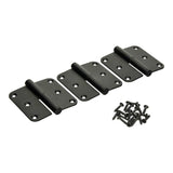 Yale 1067394 – 3 Scharniere, Edelstahl, mattschwarz, Ecke rechts, 80 x 80 mm | 4 Stück - afbeelding 5
