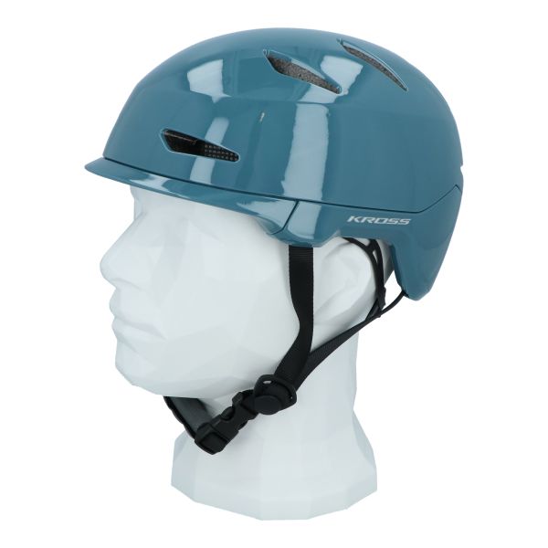 Kross Fahrradhelm City Capital M (54-58 cm) - Blau
