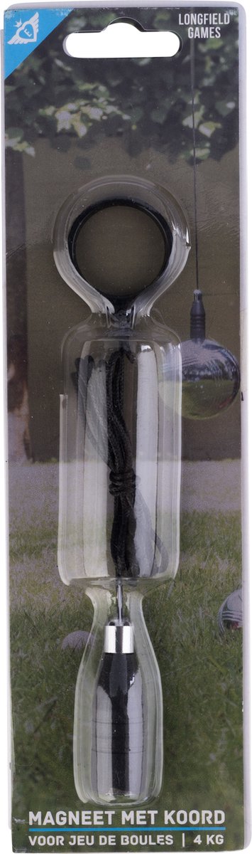 Engelhart Jeu de Boules Magnet mit Kordel – Boule-Heber bis 4 kg – Pétanque-Boule-Picker – Langfeld