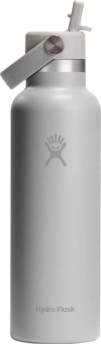Hydro Flask Standard-Mund-Flex-Strohhalm-Trinkflasche (621 ml) – Birke