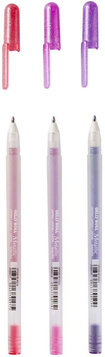 Sakura Gelly Roll Metallic Set 3 Gelpenn Süßigkeiten