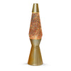Lavalamp Gold Glitter, 40 cm