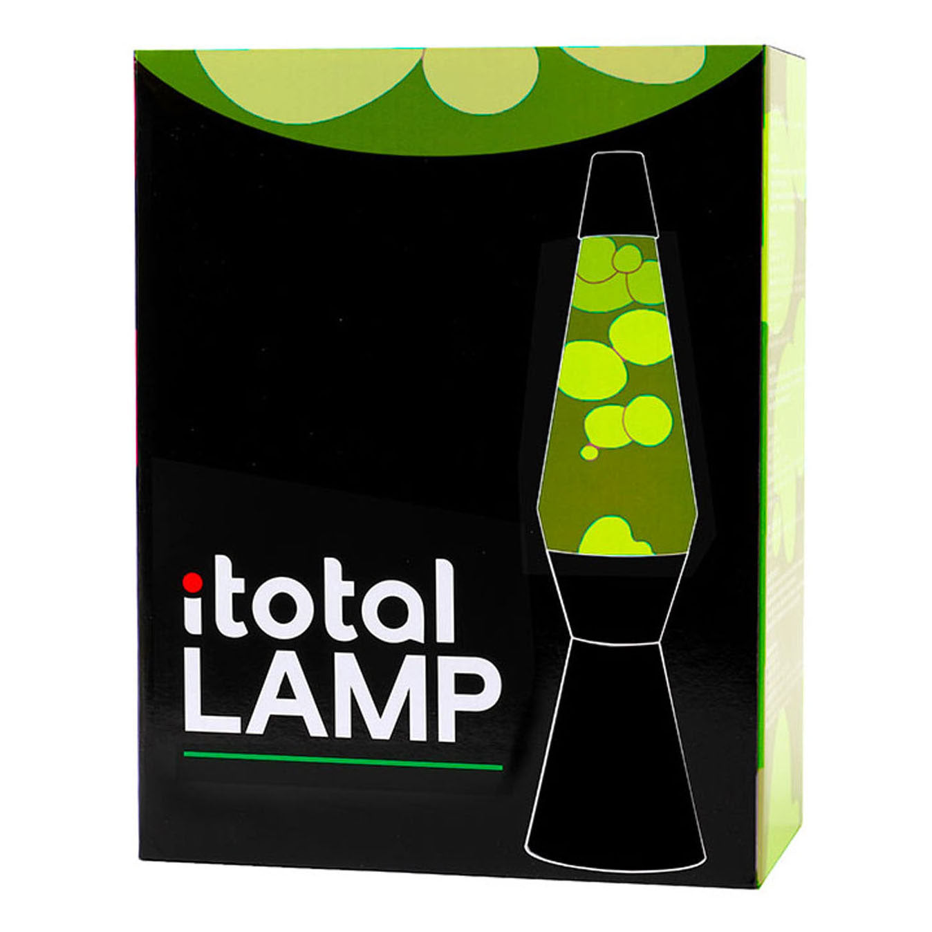 Lavalamp schwarzgrün, 40 cm