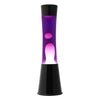 Lavalamp Black Purple White, 40 cm