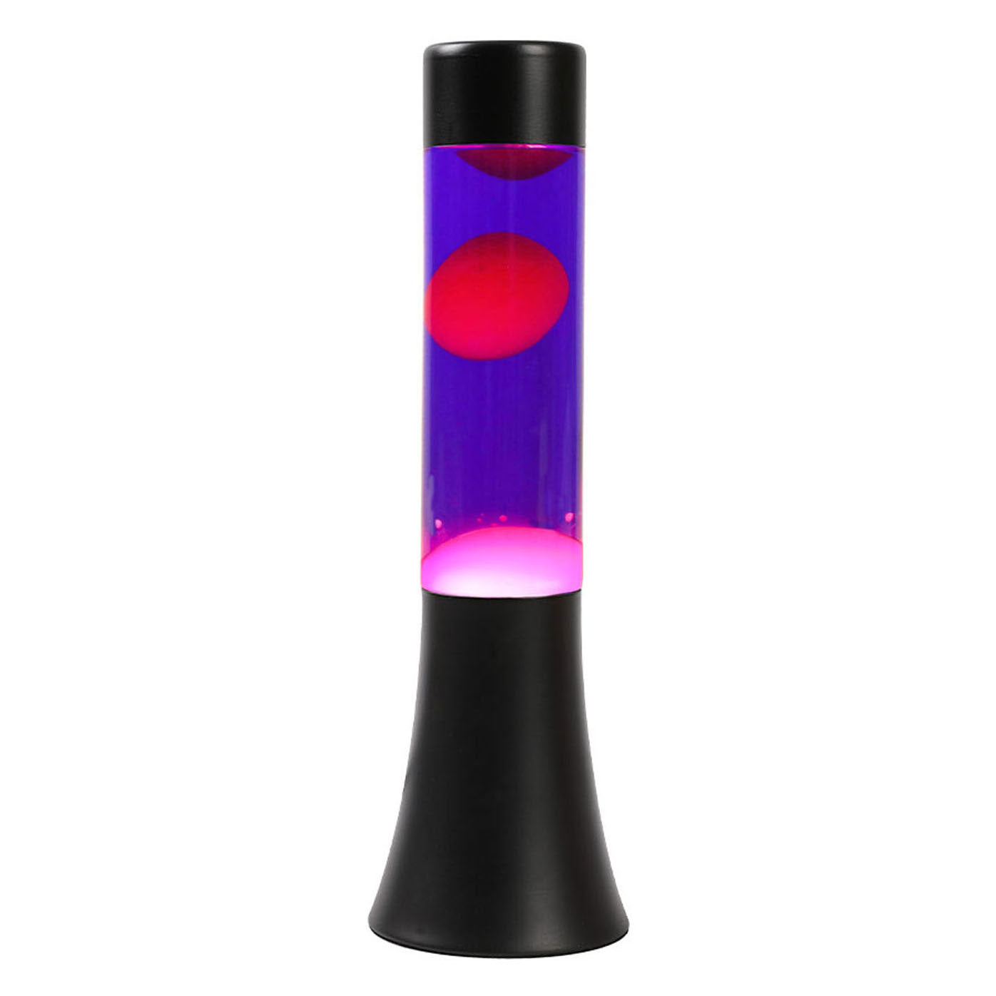Lavalamp Black Purple Pink, 30 cm