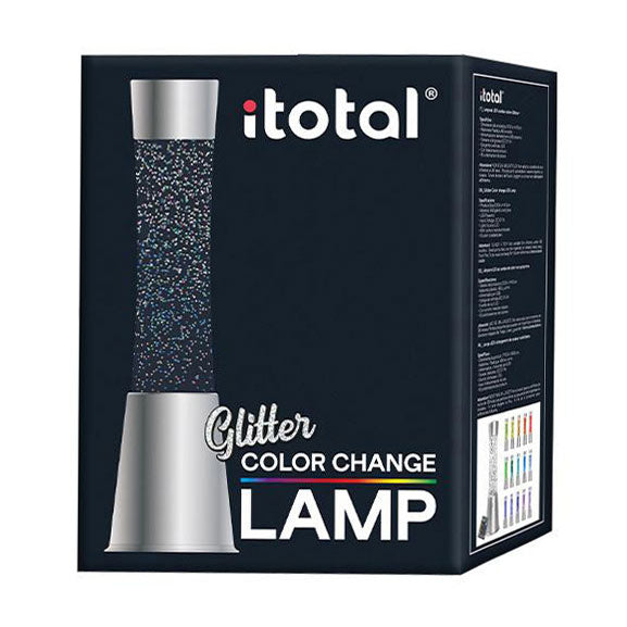 Glitzerlampe mit farbveränderter und Fernbedienung