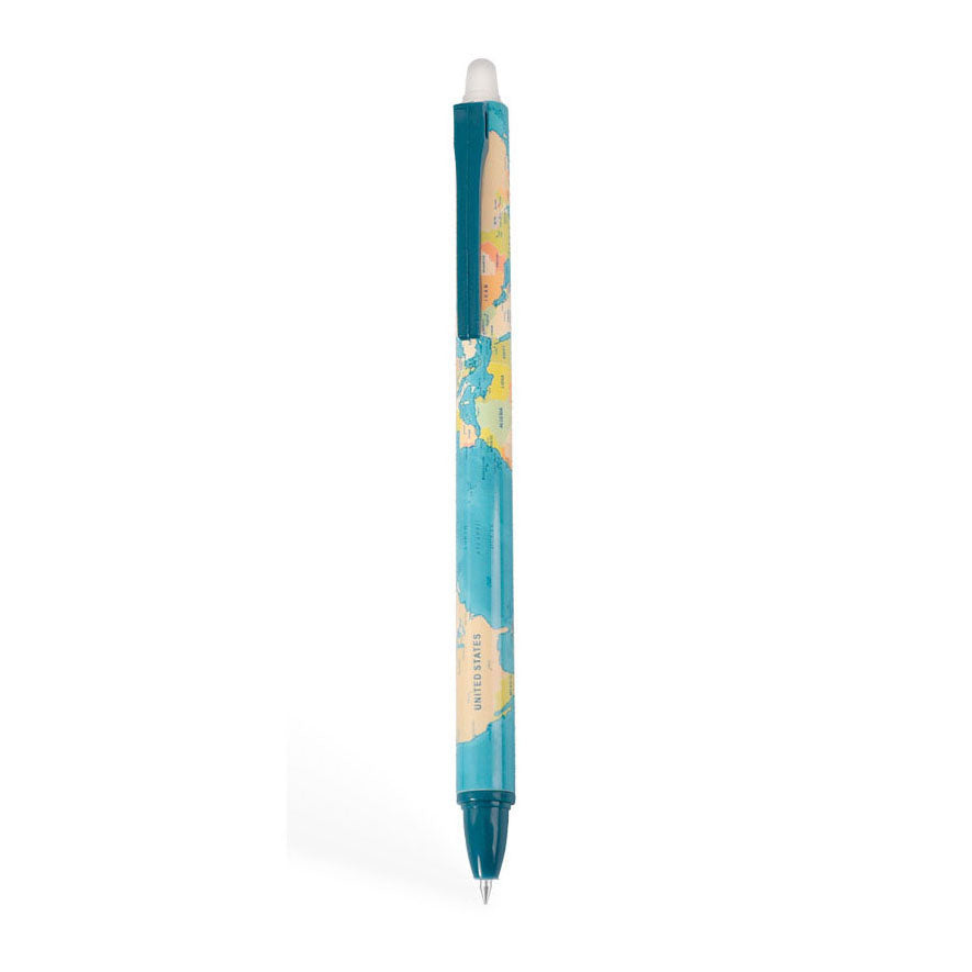 Erschöpfbare Stift Weltkarte