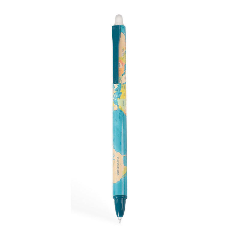 Erschöpfbare Stift Weltkarte