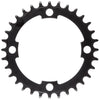 Messinggelagertes Samox E-Bike Kettenblatt NW 38T BCD 104 mm. 1 2x3 32 und 11 128 Stahl schwarz
