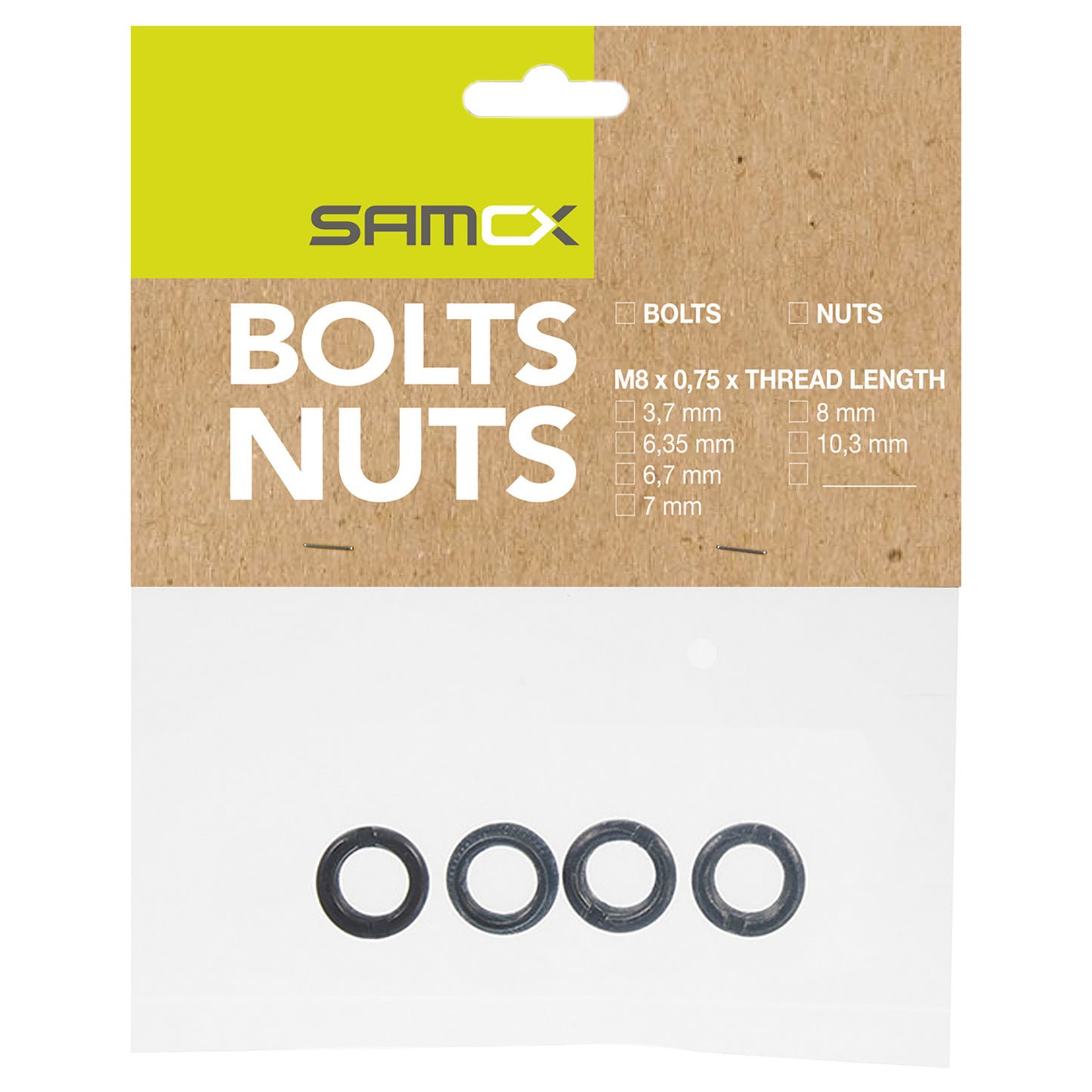 Samox pd-rn Kettenblattmuttern