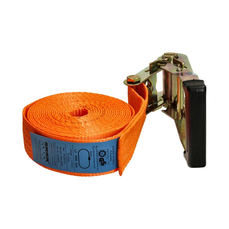 Mack 1023389 – Spanngurt PE, Ratschenspanner 50 mm – 6 m, max. 4000 kg | 5 Stück