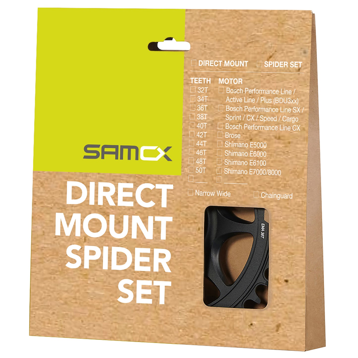 Samox pd-dm-gen4 50 34t Kettenblatt