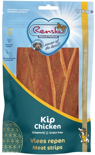 Renske gesunde Belohnung Fleischstreifen Hühnchen