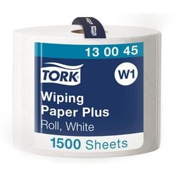 Reinigungspapier Tork 130045 weiß w1