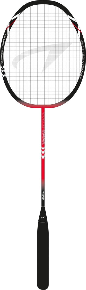 Avento Badmintonschläger Stahl – Smash – Schwarz Rot
