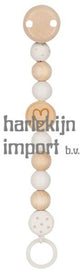 Goki Holz im Schnullerketten Herz