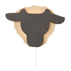 Aus Tjalle und Jaspis – Schaf-Wandlampe – Holz