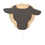 Aus Tjalle und Jaspis – Schaf-Wandlampe – Holz - afbeelding 1