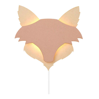 Aus Tjalle und Jaspis – Fuchs-Wandlampe – Holz