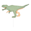 Aus Tjalle und Jaspis – Dino-Wandleuchte T-Rex – Holz