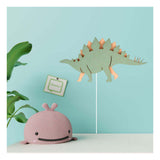 Von Tjalle und Jasper – Dino-Wandleuchte Stegosaurus – Holz - afbeelding 5