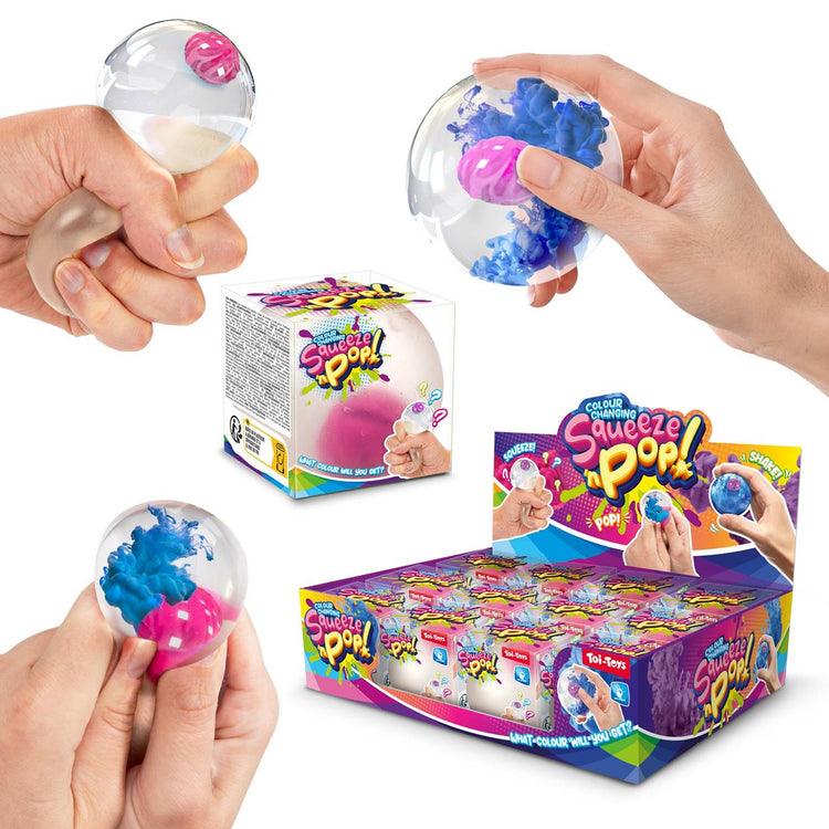 Toi-toys lustige drückende kugelfarbe wechseln überraschung