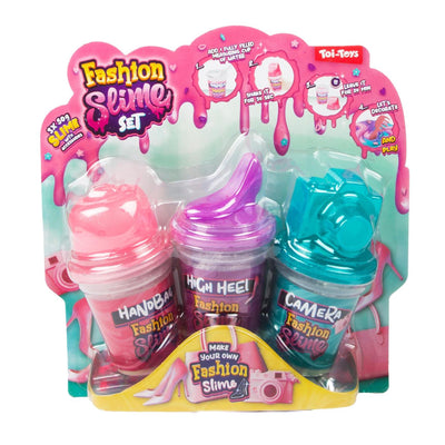 Toi-toys Flauschiges Schleim-Set, Mode mit Accessoires