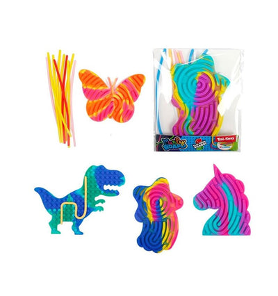 Toi-toys lustiges Lockenbrett Mini mit 10 Schnüren