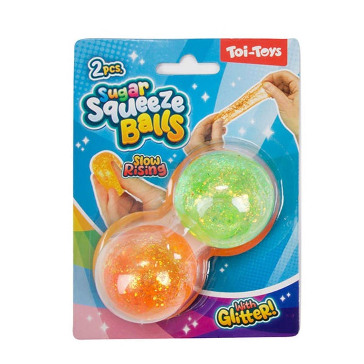 Toi-toys Toi Toys Fun Squeeze Ball Zucker ø4cm 2 Stück
