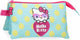 Jim Jam Federmäppchen Hello Kitty Stiftetui 3 Fächer mit 2 Reißverschlüssen