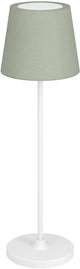 Eglo Leonero Tischleuchte - wiederaufladbar - LED - 34 cm - weiß grün - einstellbares weißes Licht - kabellos - dimmbar