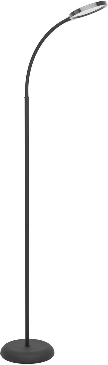 Eglo Lauro Stehleuchte – LED – 152 cm – Schwarz – verstellbares weißes Licht – dimmbar