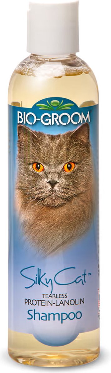 Bio-Groom – seidige Katze – tränenfreies Katzenshampoo – feuchtigkeitsspendend – natürliche Inhaltsstoffe – 236 ml