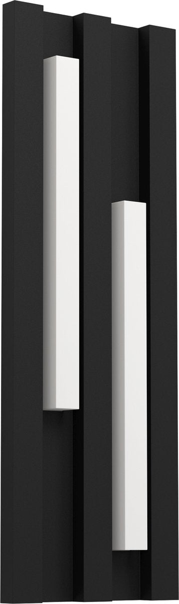 Eglo Fandina Außenwandleuchte - LED - 41,5 cm - Schwarz und Weiß