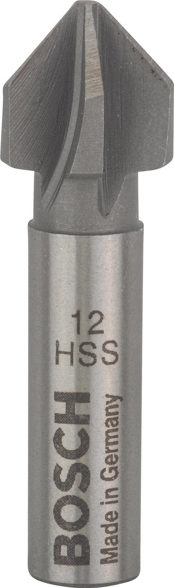 Bosch - Kegelsenkerbohrer HSS mit 5 Bohrplatten, DIN 335 12,0 mm, M6, 40 mm, 8 mm