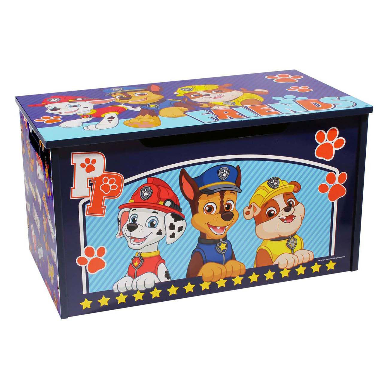 Paw Patrol Holzspielzeugkiste 55,5 x 29,5 x 30 cm