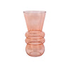 House of Nature Vase Balatanglas 25cm rosa