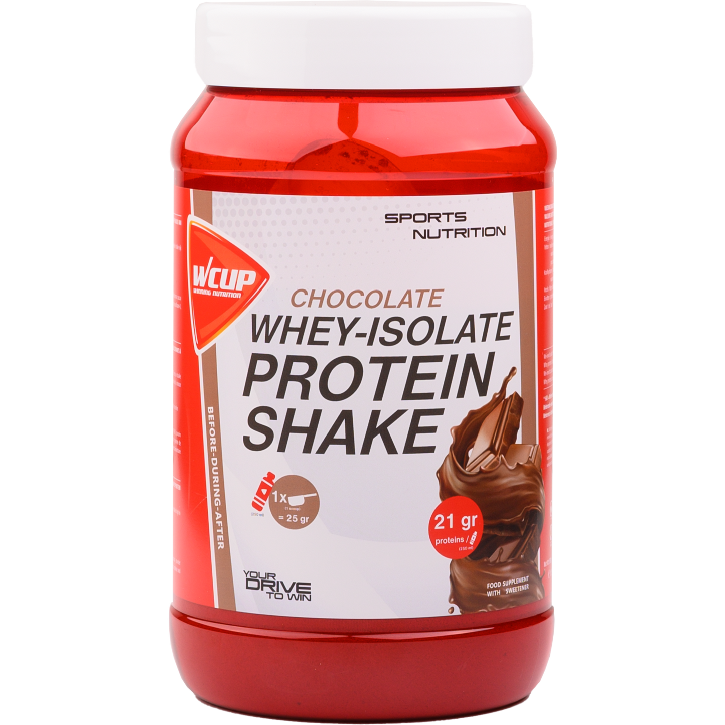 WCUP - Molke Isolat Protein Shake Schokolade 600 Gramm