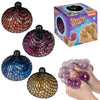 Toi-toys lustige Glitzer Squeeze Ball im Netz, 10 cm