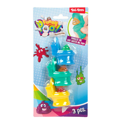 Toi-toys Quetschtoiletten-Glitzerhaufen 3 Stk