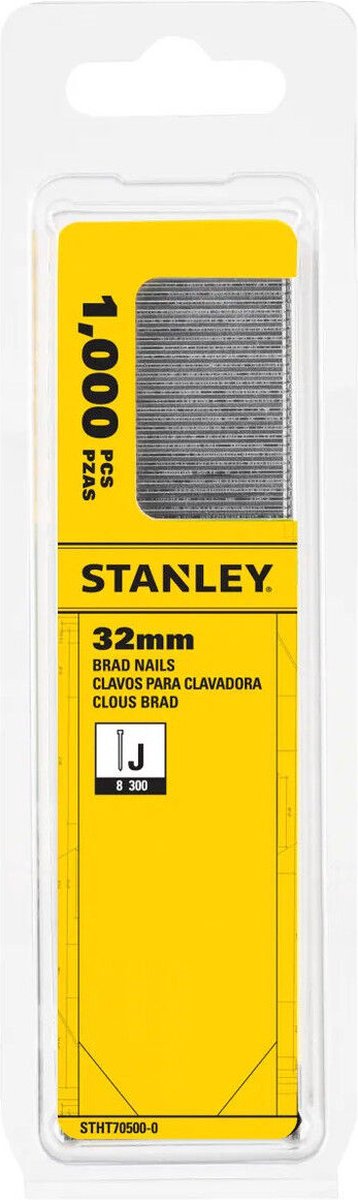 Stanley – Nägel 32 mm Typ J – 1000 Stück – Zubehör für Multitool-Maschinen – Handtacker – 1 Stück
