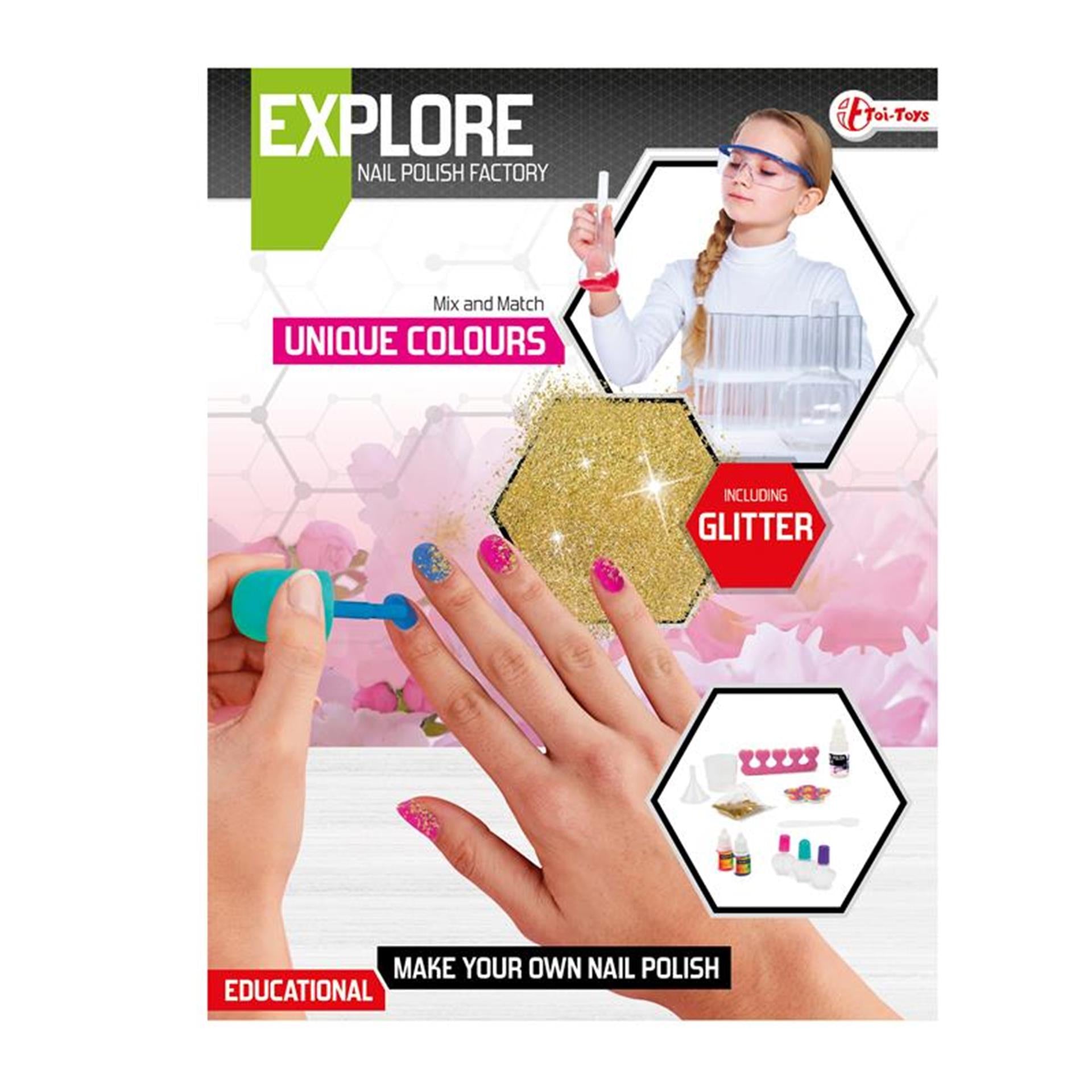 Nagellack entdecken lassen